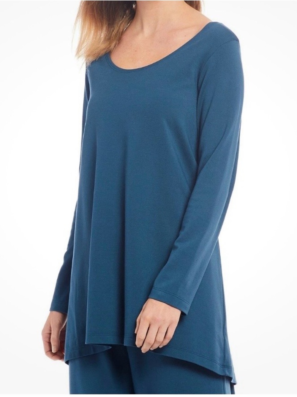 Bryn Walker Liam Tunic Long Sleeve Tunic Blue